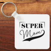Porte-clés Super Maman (Recto)