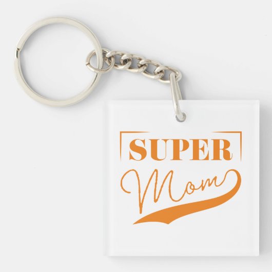Porte-clés Super Maman (Devant)