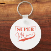 Porte-clés Super Maman (Recto)