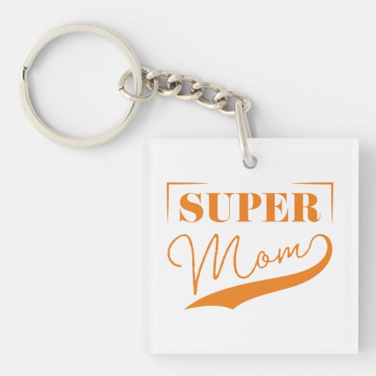 Porte-clés Super Maman (Devant)