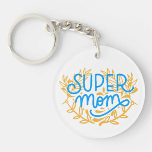 Porte-clés Super Maman