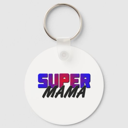 Porte-clés Super maman (Recto)