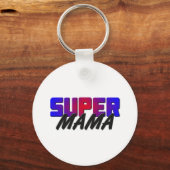 Porte-clés Super maman (Recto)