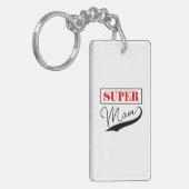 Porte-clés Super Maman (Devant gauche)