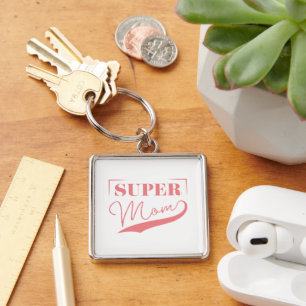 Porte-clés Super Maman