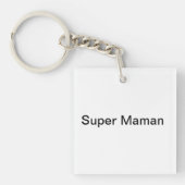 Porte-clés Super Maman (Devant)