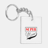 Porte-clés Super Maman (Devant gauche)