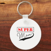 Porte-clés Super Maman (Recto)