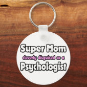 Porte-clés Super Maman ... Psychologue (Recto)