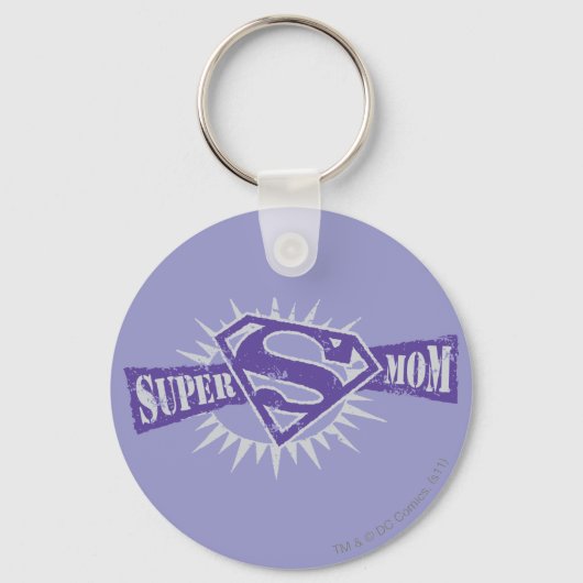 Porte-clés Super Maman Purple Starburst (Recto)