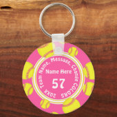 Porte-clés Super mignon Équipe de softball cadeaux bon marché (Recto)