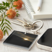 Porte-clés Super Moon sur Washington Mountain (Devant Droit)