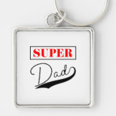 Porte-clés Super papa (Devant)