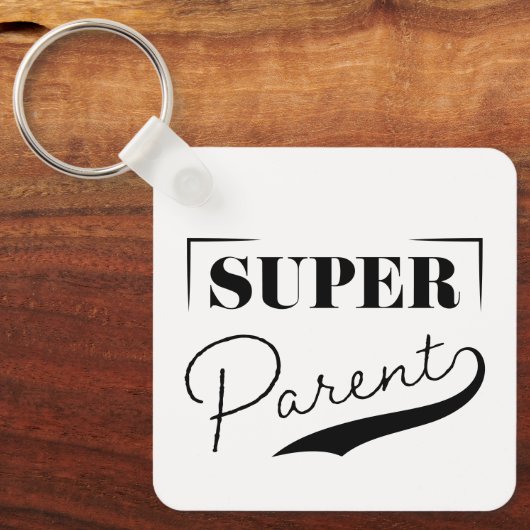 Porte-clés Super parent (Recto)