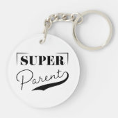 Porte-clés Super parent (Dos)