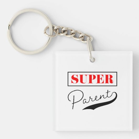 Porte-clés Super parent (Devant)