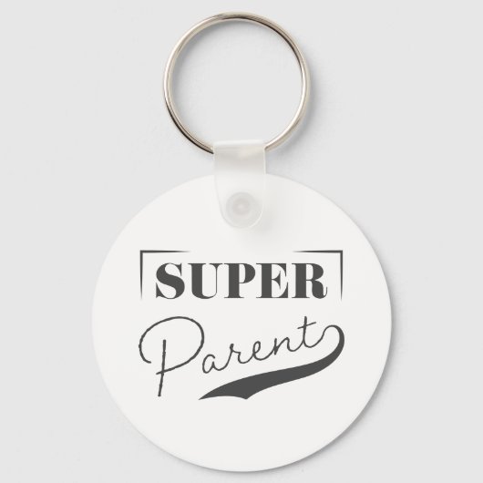 Porte-clés Super parent (Recto)
