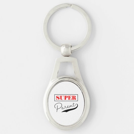 Porte-clés Super parent (Devant)