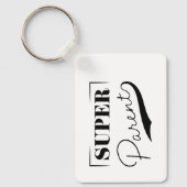 Porte-clés Super parent (Recto)