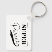 Porte-clés Super parent (Verso)