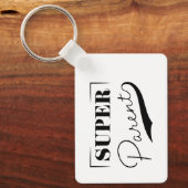 Porte-clés Super parent (Recto)