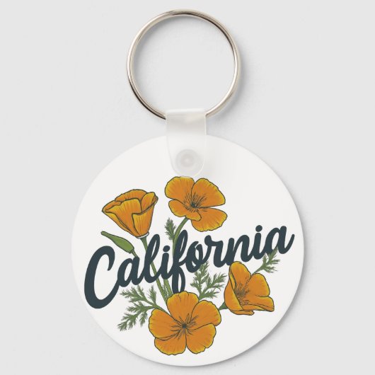 Porte-clés Super Poppy en Californie (Recto)
