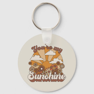Porte-clés Super rétro Vous êtes mon soleil