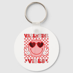 Porte-clés Super Valentine Vibes Valentines Chemises de Jour