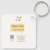 Porte-clés super vente affaires remise scan code QR détails  (Dos)