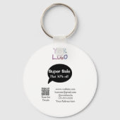 Porte-clés super-vente escompte d'entreprise numérisation cod (Verso)