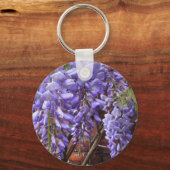 Porte-clés Superbe fleur de Wisteria violet clair (Recto)