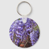 Porte-clés Superbe fleur de Wisteria violet clair (Verso)