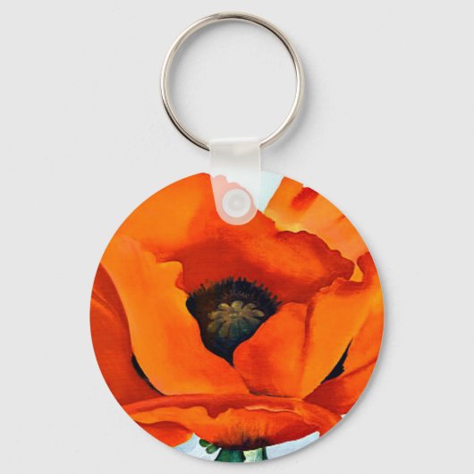 Porte-clés Superbe Georgia O'Keeffe Red Poppy (Recto)