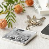 Porte-clés Superbe Grand-mère depuis 20XX Simple Photo Élégan (Côté)