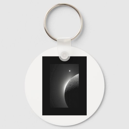 Porte-clés Superbe image de la NASA, la Lune éclairée par la (Recto)