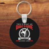 Porte-clés Superbe Kickboxeur de kickboxing Citations drôles  (Recto)