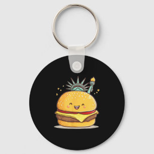 Porte-clés Superbe Statue Liberty Burger Costume Pour Garçons
