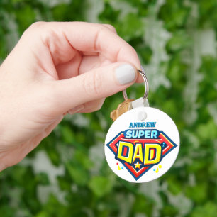 Porte-clés Superdad - Héroïque Hommage Porte - clé métallique