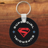 Porte-clés Supergirl Age of Heroes Circle S-Shield (Recto)