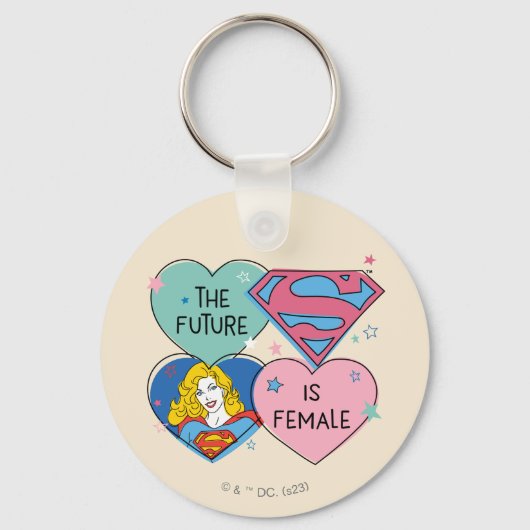 Porte-clés Supergirl hors de ce monde Retro Graphisme (Recto)