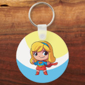 Porte-clés Supergirl "L'avenir est féminin" (Verso)