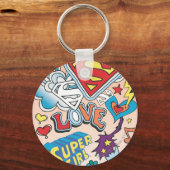Porte-clés Supergirl Love (Recto)