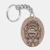 Porte-clés Supergirl Mandala Graphic (Devant gauche)