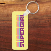 Porte-clés Supergirl Retro Colorshift Graphic (Verso)