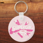 Porte-clés Supergirl Stars et Logo (Recto)