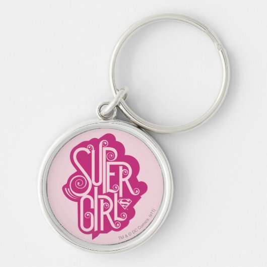 Porte-clés Supergirl Swirl 1 (Devant)