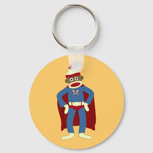 Porte-clés Superhero de singe de choq (Recto)