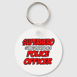Porte-clés Superhero... Officier de police