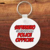Porte-clés Superhero...Officier de police (Recto)