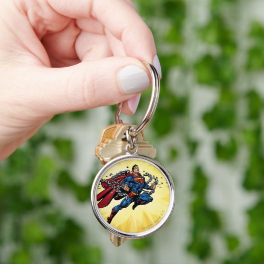 Porte-clés Superman breaks chains (main)